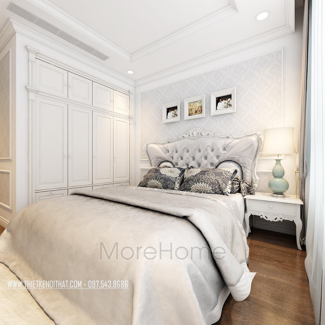 phòng ngủ khách sạn tân cổ điển