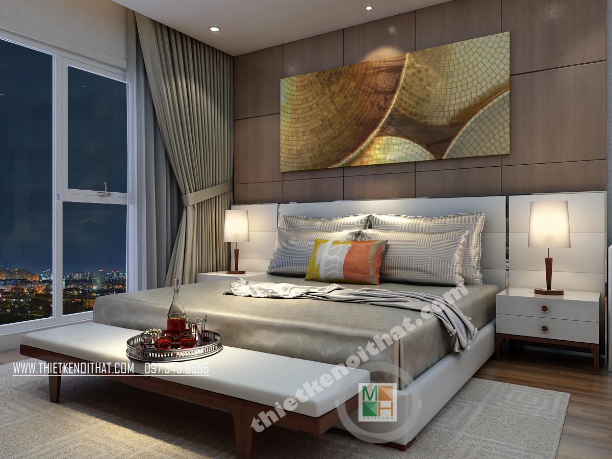 phòng ngủ khách sạn hiện đại