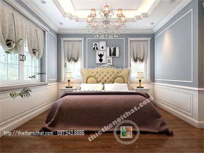 Thiết kế phòng khách sạn 5 sao tân cổ điển