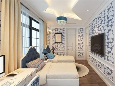 Phòng ngủ khách sạn đôi tân cổ điển