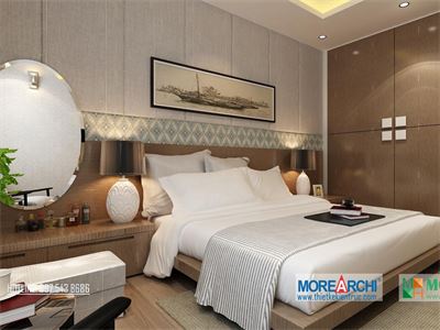 Thiết kế nội thất phòng khách sạn hiện đại
