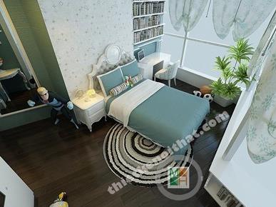 Thiết kế nội thất phòng ngủ khách sạn cao cấp tại KeangNam