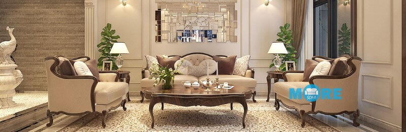 Sản xuất sofa tân cổ điển chất lượng cao, giá cả cạnh tranh trên thị trường Thiết kế nội thất