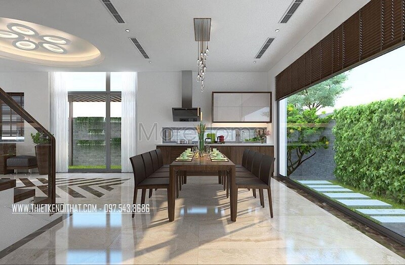 Thiết kế nội thất biệt thự hiện đại