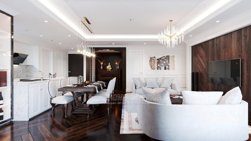 Nội thất phòng ăn đẹp được lựa chọn cho nhà chung cư Nội thất phòng ăn chung cư