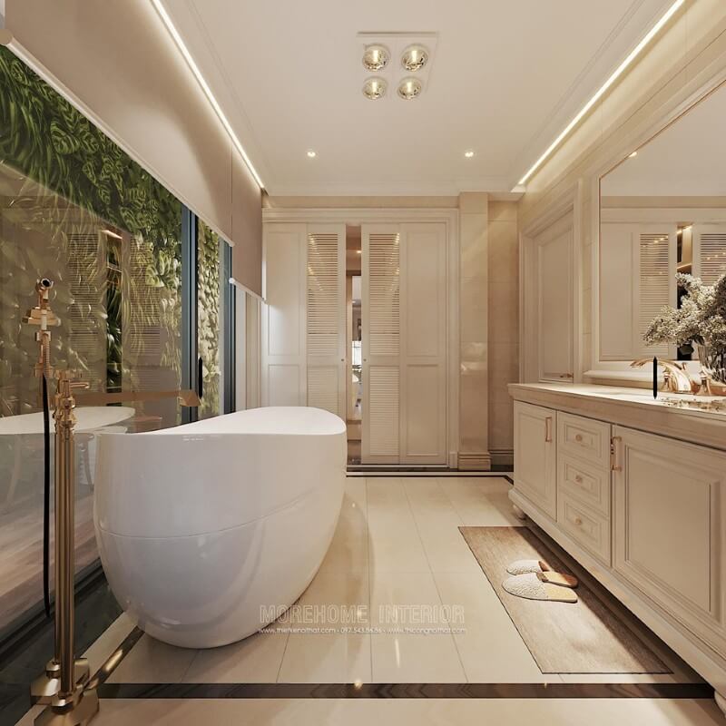 Mẫu thiết kế nhà tắm cao cấp cho biệt thự Thiết kế phòng tắm biệt thự