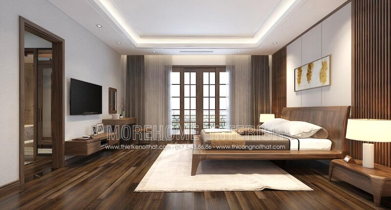 Mẫu giường ngủ gỗ óc chó đẹp đang được ưa chuộng nhất hiện nay, với thiết kế độc đáo, cá tính, thể hiện gu thẩm mĩ và đẳng cấp riêng của gia chủ thiết kế nội thất gỗ óc chó