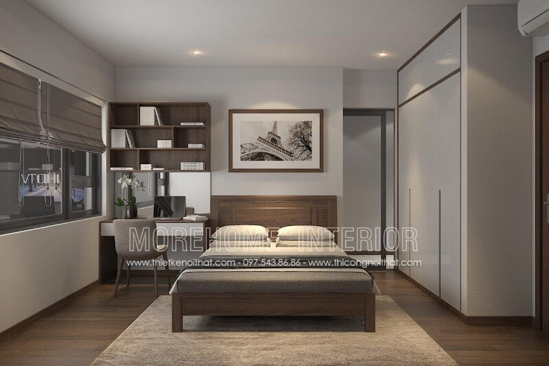Morehome - chuyên cung cấp các sản phẩm giường ngủ bằng gỗ óc chó hiện đại, có chân thấp đơn giản, mẫu mã đa dạng tại hà nội, hải phòng.... thiết kế nội thất gỗ óc chó